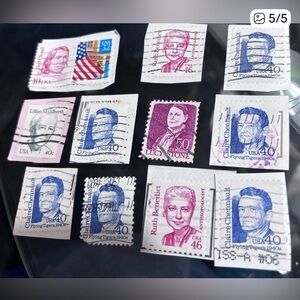 US postal stamps aviation, vintage, patriotic, personalities, presidents liberty